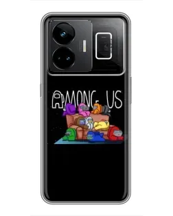 Чохол для Realme GT3 з картинкою «Логотип Among Us» Чохол для Realme GT3 з картинкою «Логотип Among Us»