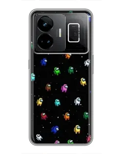 Чохол для Realme GT3 з картинкою «Екіпаж Among Us» Чохол для Realme GT3 з картинкою «Екіпаж Among Us»