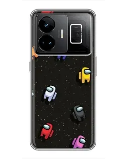 Чохол для Realme GT3 з картинкою «Космічний патерн Among Us» Чохол для Realme GT3 з картинкою «Космічний патерн Among Us»