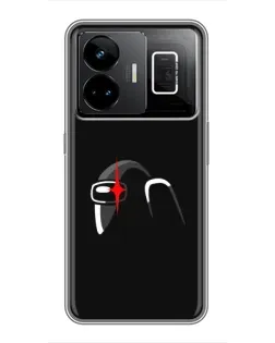 Чохол для Realme GT3 з картинкою «Among Us шолом» Чохол для Realme GT3 з картинкою «Among Us шолом»