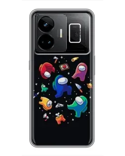 Чохол для Realme GT3 з картинкою «Among Us космос» Чохол для Realme GT3 з картинкою «Among Us космос»