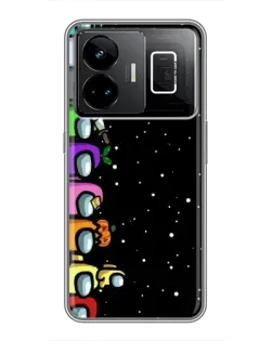 Чохол для Realme GT3 з картинкою «Команда Among Us» Чохол для Realme GT3 з картинкою «Команда Among Us»