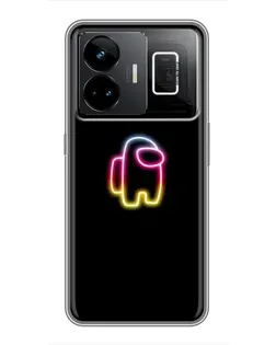 Чохол для Realme GT3 з картинкою «Among Us градієнт» Чохол для Realme GT3 з картинкою «Among Us градієнт»