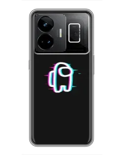 Чохол для Realme GT3 з картинкою «Among Us неон» Чохол для Realme GT3 з картинкою «Among Us неон»