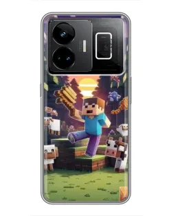 Чохол для Realme GT3 з картинкою «Стів на фермі» Чохол для Realme GT3 з картинкою «Стів на фермі»