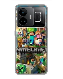 Чохол для Realme GT3 з картинкою «Замок Minecraft» Чохол для Realme GT3 з картинкою «Замок Minecraft»