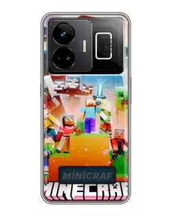 Чохол для Realme GT3 з картинкою «Minecraft герої гри» Чохол для Realme GT3 з картинкою «Minecraft герої гри»