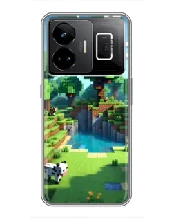 Чохол для Realme GT3 з картинкою «Minecraft літній день» Чохол для Realme GT3 з картинкою «Minecraft літній день»