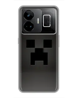 Чохол для Realme GT3 з картинкою «Чорний кріпер градієнт» Чохол для Realme GT3 з картинкою «Чорний кріпер градієнт»