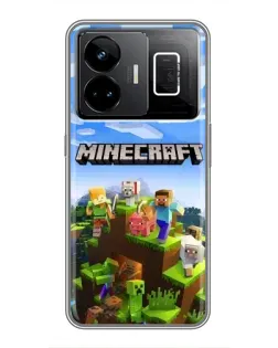 Чохол для Realme GT3 з картинкою «Minecraft класичний світ» Чохол для Realme GT3 з картинкою «Minecraft класичний світ»