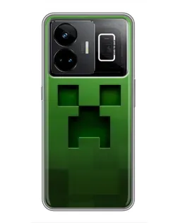 Чохол для Realme GT3 з картинкою «Кріпер мікро-дизайн» Чохол для Realme GT3 з картинкою «Кріпер мікро-дизайн»
