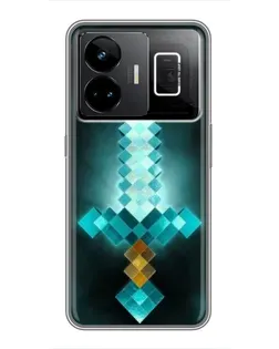 Чохол для Realme GT3 з картинкою «Алмазний меч неон» Чохол для Realme GT3 з картинкою «Алмазний меч неон»