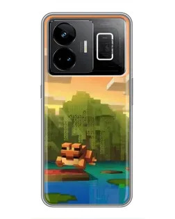 Чохол для Realme GT3 з картинкою «Майнкрафт захід сонця» Чохол для Realme GT3 з картинкою «Майнкрафт захід сонця»