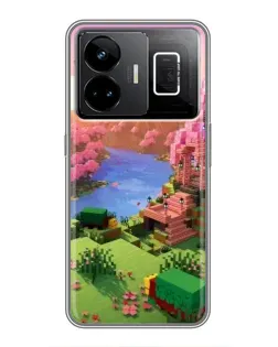 Чохол для Realme GT3 з картинкою «Рожеве дерево Minecraft» Чохол для Realme GT3 з картинкою «Рожеве дерево Minecraft»
