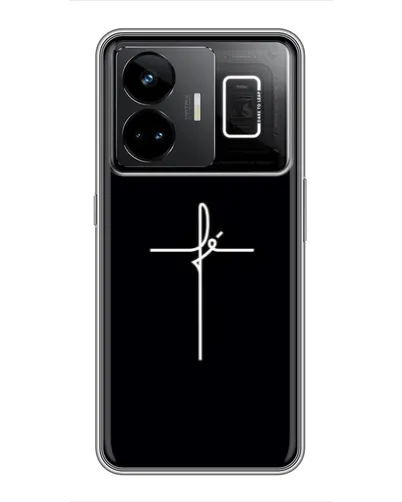 Чехол для Realme GT3 с картинкой «Тонкий крест» Чехол для Realme GT3 с картинкой «Тонкий крест»