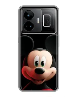 Чехол для Realme GT3 с картинкой «Улыбающийся Микки Маус»