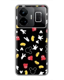 Чехол для Realme GT3 с картинкой «Графический принт лапок»