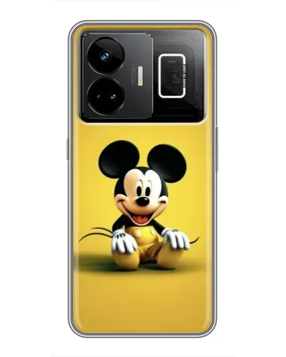 Чехол для Realme GT3 с картинкой «Микки на желтом» Чехол для Realme GT3 с картинкой «Микки на желтом»