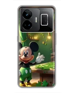 Чехол для Realme GT3 с картинкой «Микки в мастерской»
