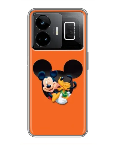 Чехол для Realme GT3 с картинкой «Сердце Микки Минни» Чехол для Realme GT3 с картинкой «Сердце Микки Минни»