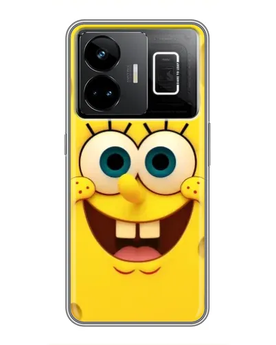 Чехол для Realme GT3 с картинкой «Губка Боб улыбка» Чехол для Realme GT3 с картинкой «Губка Боб улыбка»