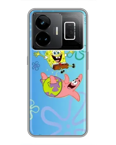 Чехол для Realme GT3 с картинкой «Спанч Боб и Патрик» Чехол для Realme GT3 с картинкой «Спанч Боб и Патрик»