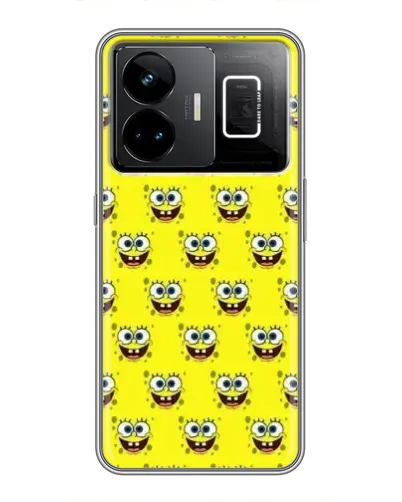 Чехол для Realme GT3 с картинкой «Паттерн Губка Боб» Чехол для Realme GT3 с картинкой «Паттерн Губка Боб»