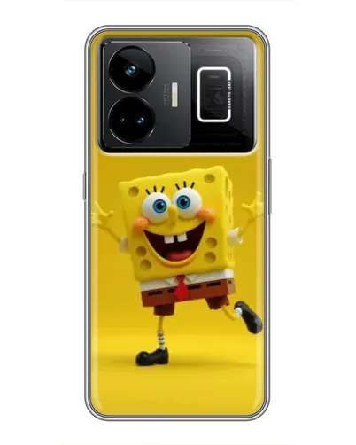 Чехол для Realme GT3 с картинкой «Позитивный Губка Боб» Чехол для Realme GT3 с картинкой «Позитивный Губка Боб»