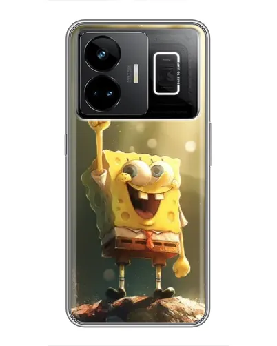 Чехол для Realme GT3 с картинкой «Сияющий Спанч Боб» Чехол для Realme GT3 с картинкой «Сияющий Спанч Боб»