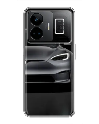 Чехол для Realme GT3 с картинкой «Tesla Model S Look» Чехол для Realme GT3 с картинкой «Tesla Model S Look»