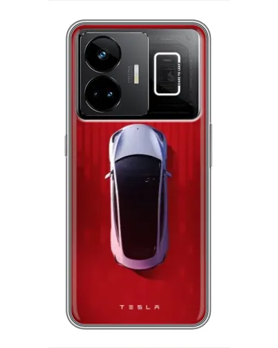 Чехол для Realme GT3 с картинкой «Tesla Top View» Чехол для Realme GT3 с картинкой «Tesla Top View»