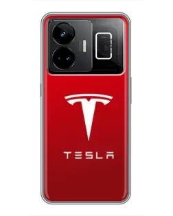 Чехол для Realme GT3 с картинкой «Tesla Red Classic»