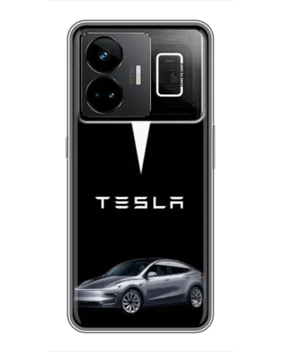 Чехол для Realme GT3 с картинкой «Tesla Model Y» Чехол для Realme GT3 с картинкой «Tesla Model Y»