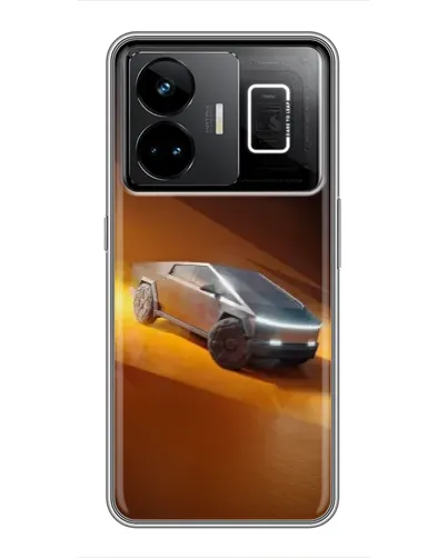 Чехол для Realme GT3 с картинкой «Cybertruck в пустыне» Чехол для Realme GT3 с картинкой «Cybertruck в пустыне»