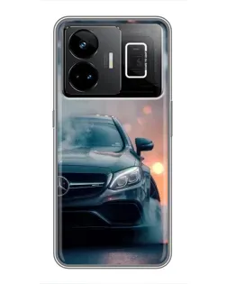 Чохол для Realme GT3 з картинкою «Mercedes — нічне місто»
