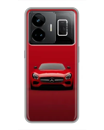 Чехол для Realme GT3 с картинкой «Красный Mercedes AMG»