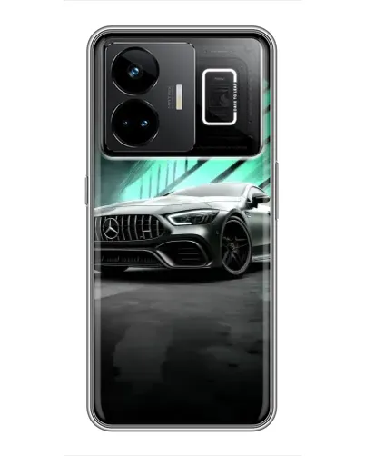 Чехол для Realme GT3 с картинкой «Темный Mercedes AMG»