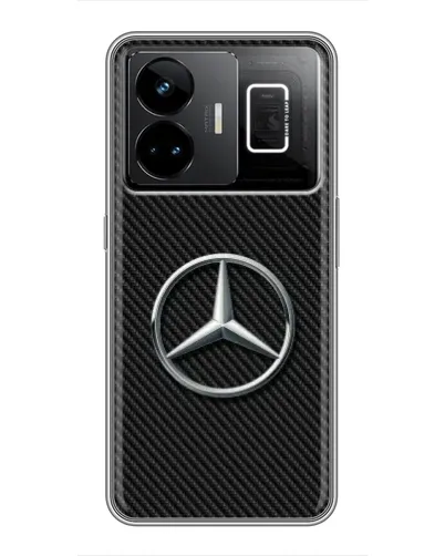 Чехол для Realme GT3 с картинкой «Карбоновый Mercedes стиль» Чехол для Realme GT3 с картинкой «Карбоновый Mercedes стиль»