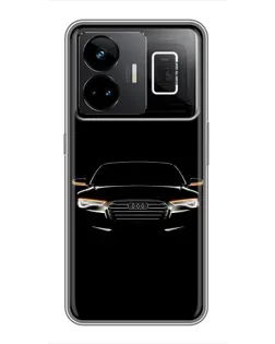 Чехол для Realme GT3 с картинкой «Audi — ночной контур» Чехол для Realme GT3 с картинкой «Audi — ночной контур»