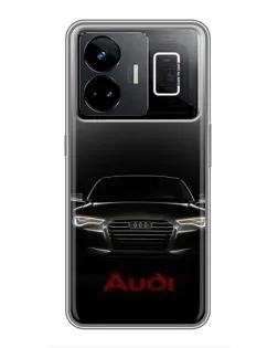Чехол для Realme GT3 с картинкой «Audi — градиентный контур» Чехол для Realme GT3 с картинкой «Audi — градиентный контур»