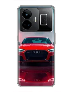 Чехол для Realme GT3 с картинкой «Audi RS — красный стиль» Чехол для Realme GT3 с картинкой «Audi RS — красный стиль»