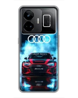 Чехол для Realme GT3 с картинкой «Audi Sport — неон» Чехол для Realme GT3 с картинкой «Audi Sport — неон»