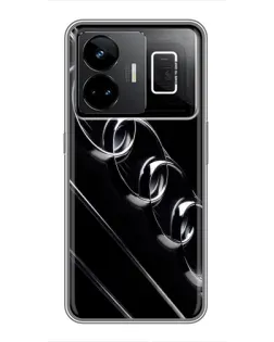 Чехол для Realme GT3 с картинкой «Audi — абстрактные кольца» Чехол для Realme GT3 с картинкой «Audi — абстрактные кольца»