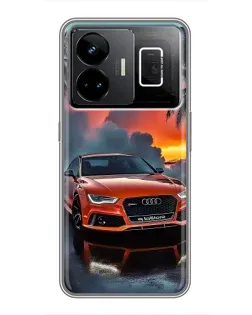 Чехол для Realme GT3 с картинкой «Audi — закат» Чехол для Realme GT3 с картинкой «Audi — закат»