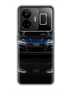 Чехол для Realme GT3 с картинкой «Audi — ночное отражение» Чехол для Realme GT3 с картинкой «Audi — ночное отражение»