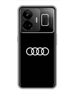 Чехол для Realme GT3 с картинкой «Audi White Logo» Чехол для Realme GT3 с картинкой «Audi White Logo»