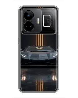 Чохол для Realme GT3 з картинкою «Lamborghini золоті лінії» Чохол для Realme GT3 з картинкою «Lamborghini золоті лінії»