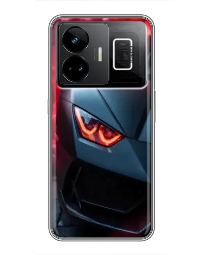 Чехол для Realme GT3 с картинкой «Lamborghini красное сияние»
