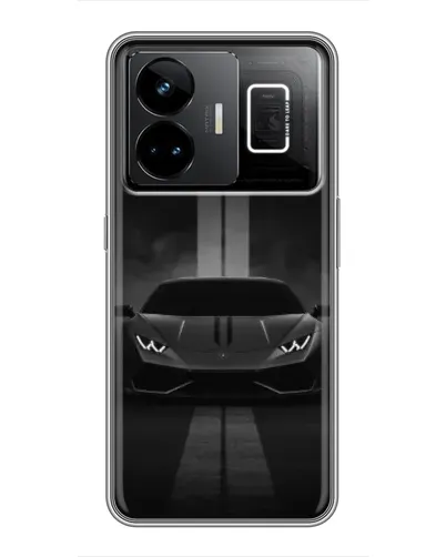 Чехол для Realme GT3 с картинкой «Lamborghini симметрия дорог»