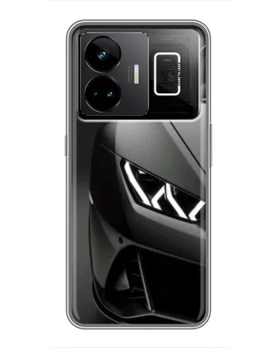 Чехол для Realme GT3 с картинкой «Lamborghini фары детализация»